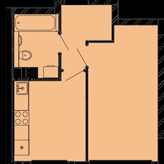 Квартира 33 м², 1-комнатная - изображение 2