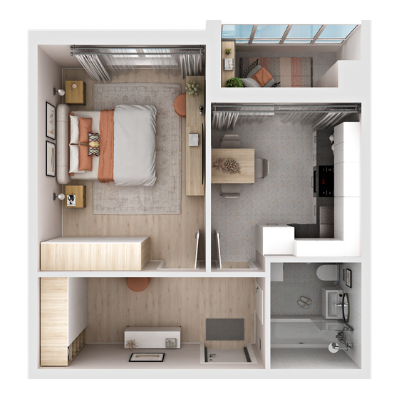 33,6 м², 1-комнатная квартира 3 562 660 ₽ - изображение 20