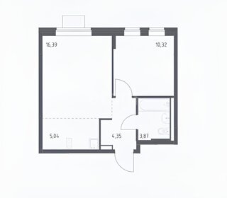 Квартира 40 м², 2-комнатная - изображение 1
