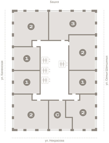 55,7 м², 2-комнатная квартира 9 750 000 ₽ - изображение 91