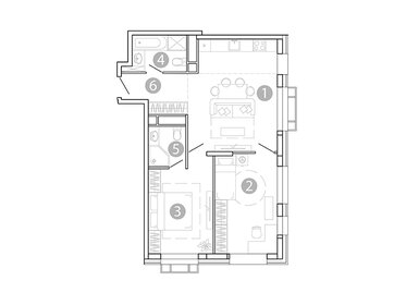 Квартира 63,7 м², 3-комнатная - изображение 1
