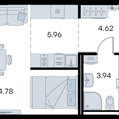 Квартира 29,3 м², студия - изображение 3