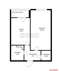 Квартира 39,4 м², 1-комнатная - изображение 1