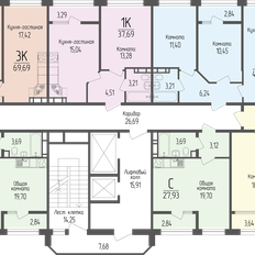 Квартира 49,7 м², 2-комнатная - изображение 2