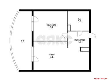 Квартира 39,5 м², 1-комнатная - изображение 1