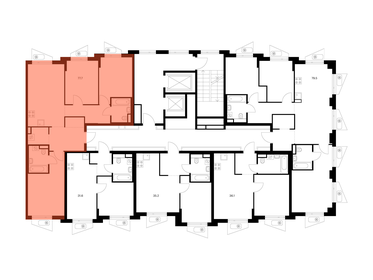 Квартира 77,7 м², 3-комнатная - изображение 2