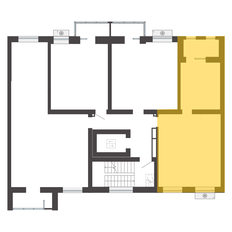 Квартира 55 м², 2-комнатная - изображение 2