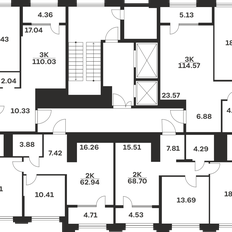Квартира 62,9 м², 2-комнатная - изображение 3