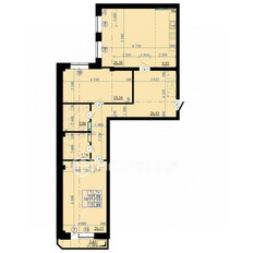 Квартира 119,9 м², 3-комнатная - изображение 2