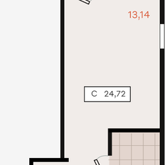 Квартира 24,7 м², студия - изображение 2