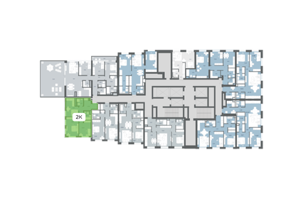 Квартира 55,1 м², 2-комнатная - изображение 2