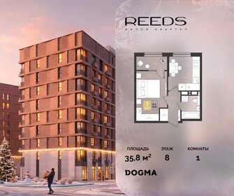 Квартира 35,8 м², 1-комнатная - изображение 1
