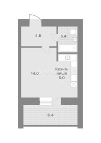 Квартира 30,6 м², студия - изображение 1