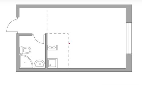 Квартира 22 м², студия - изображение 1