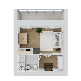 Квартира 28,8 м², студия - изображение 2