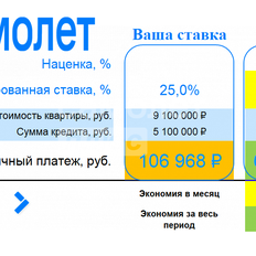 Квартира 61,3 м², 3-комнатная - изображение 5