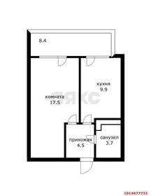 Квартира 38,1 м², 1-комнатная - изображение 1