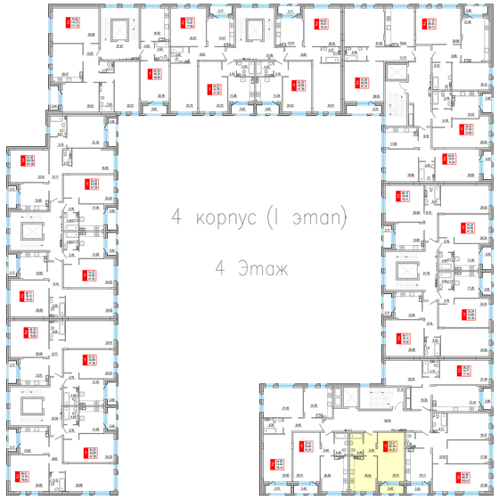 54,1 м², 1-комнатная квартира 5 954 300 ₽ - изображение 10