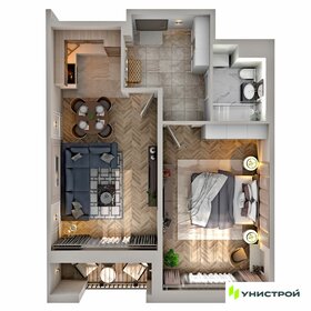 Квартира 50,4 м², 1-комнатная - изображение 1