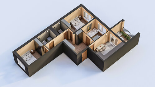 Квартира 80,7 м², 3-комнатная - изображение 2