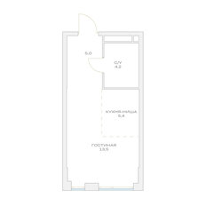 Квартира 28,1 м², студия - изображение 3