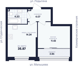 Квартира 35,9 м², 1-комнатная - изображение 3