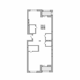 Квартира 152,5 м², 3-комнатная - изображение 1