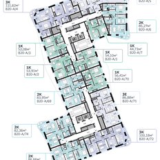 Квартира 53,9 м², 1-комнатная - изображение 2