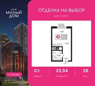 Квартира 23,5 м², студия - изображение 1