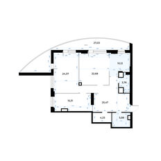 Квартира 127,9 м², 3-комнатная - изображение 5