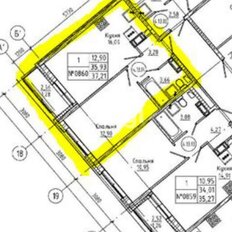 Квартира 37,1 м², 1-комнатная - изображение 2