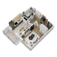 Квартира 40,8 м², 2-комнатная - изображение 3