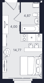 Квартира 23,6 м², студия - изображение 1