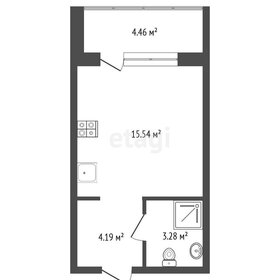Квартира 23 м², студия - изображение 1