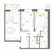 Квартира 75 м², 2-комнатная - изображение 2