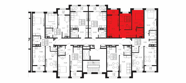 Квартира 56,5 м², 2-комнатная - изображение 2