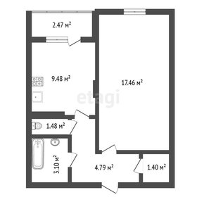 Квартира 37,5 м², 1-комнатная - изображение 1