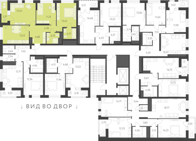 Квартира 71,8 м², 3-комнатная - изображение 2