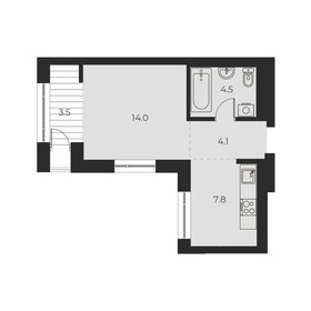 Квартира 33,9 м², студия - изображение 1