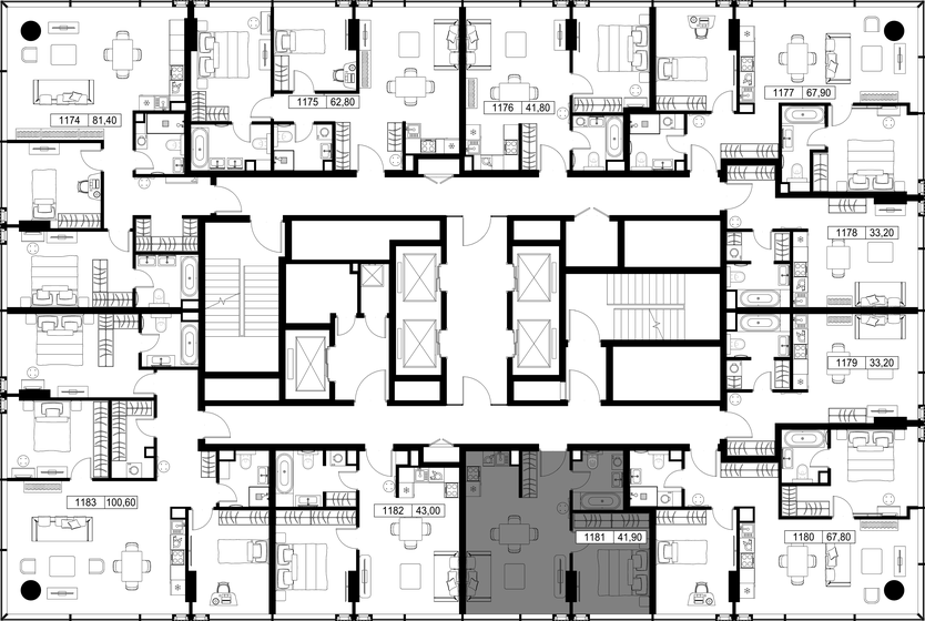 52,6 м², 2-комнатные апартаменты 21 500 000 ₽ - изображение 136