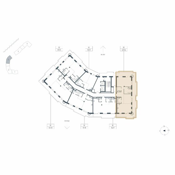 117,5 м², 2-комнатная квартира 31 584 000 ₽ - изображение 54