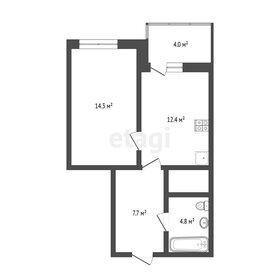 Квартира 38,6 м², 1-комнатная - изображение 1