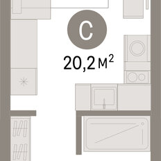 Квартира 20,2 м², студия - изображение 3