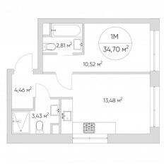 Квартира 35 м², 1-комнатные - изображение 2
