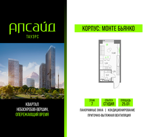 Квартира 25 м², студия - изображение 1