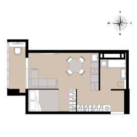 Квартира 31,2 м², 1-комнатная - изображение 2