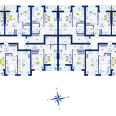 Квартира 54,4 м², 2-комнатная - изображение 2