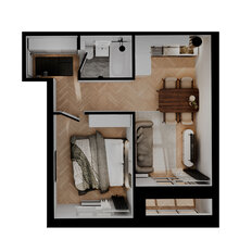 Квартира 39,9 м², 2-комнатная - изображение 5