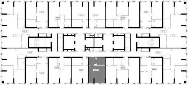 Квартира 30,7 м², студия - изображение 3