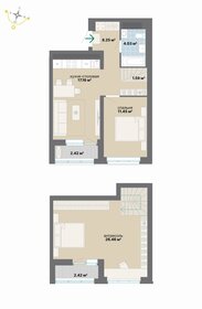 Квартира 73,8 м², 2-комнатная - изображение 1